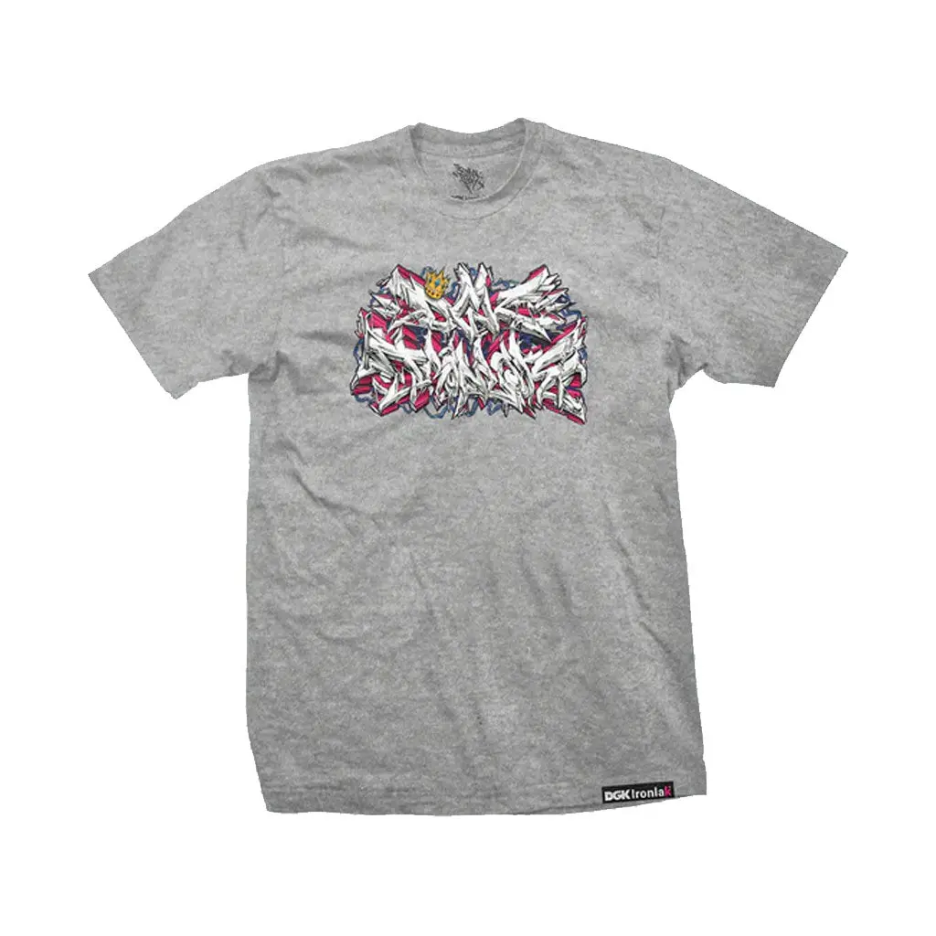 Dgk X Ironlak Volts S/S Tee - Athletic Heather 1