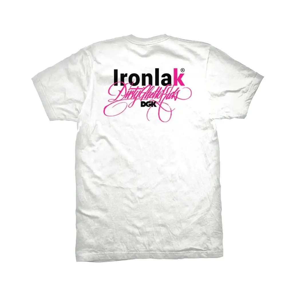 Dgk X Ironlak Yard S/S Tee - White 1