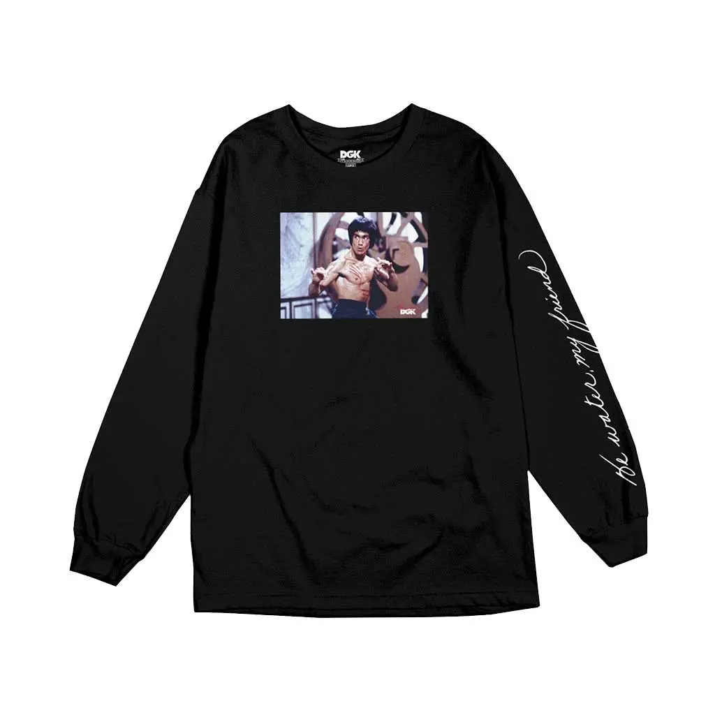 Dgk X Bruce Lee Scratch L/S Tee - Black 1