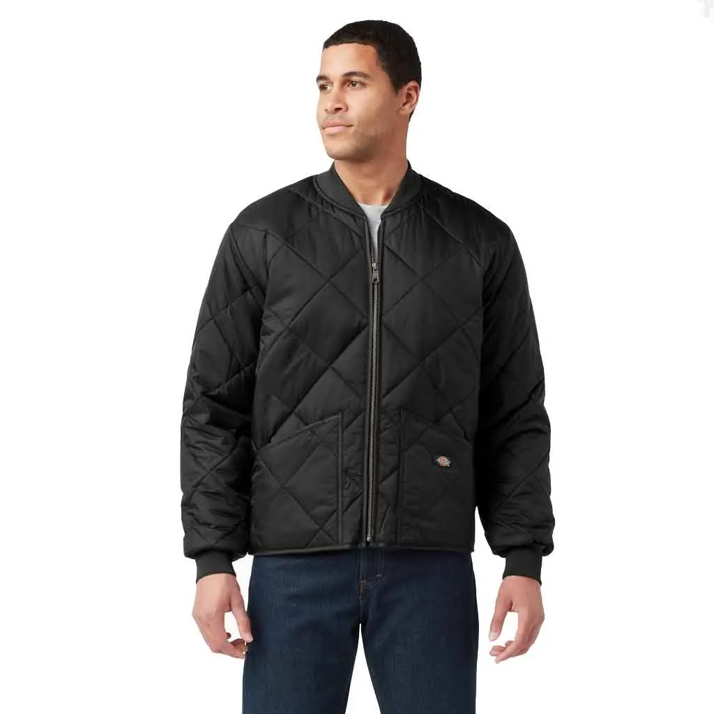 Dickies Nylon Diamond Quilted Jacket - Black 1
