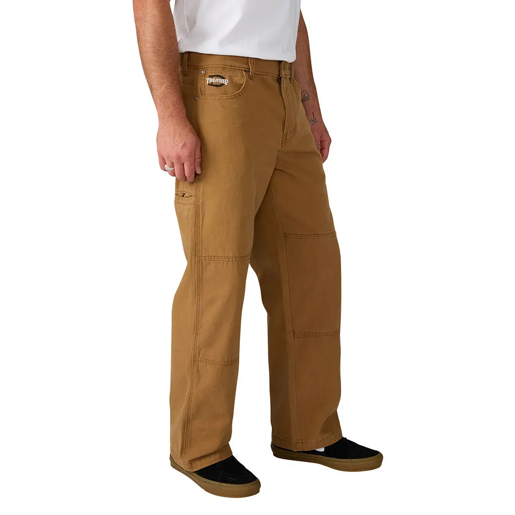 Dickies X Thrasher Double Knee Pants - Brown Duck 1