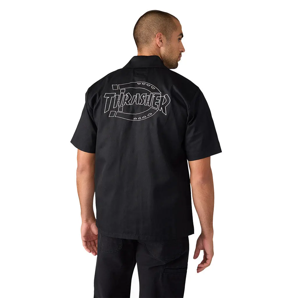 Dickies X Thrasher Work Shirt - Black 1