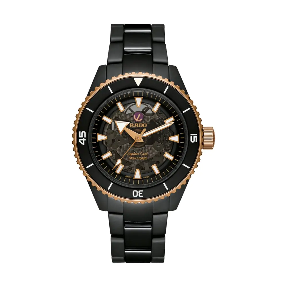 Captain Cook Automatic High-Tech Ceramic 43Mm - Black And Gold-Tone Accents On Bracelet 1