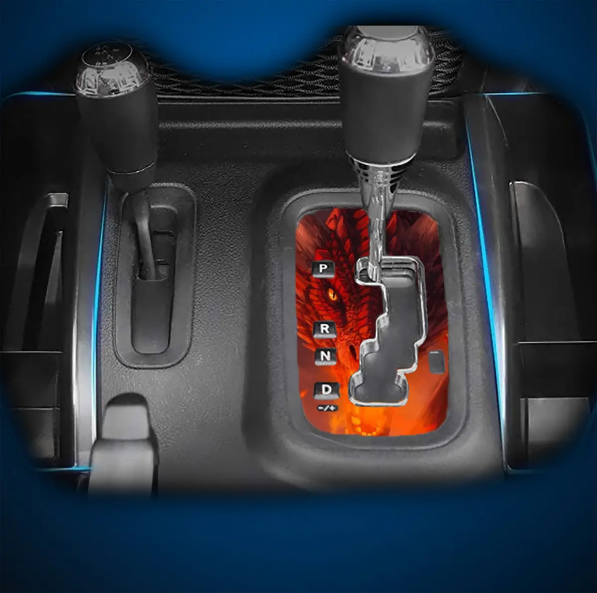 Red Dragon Jk Shifter Decal 1