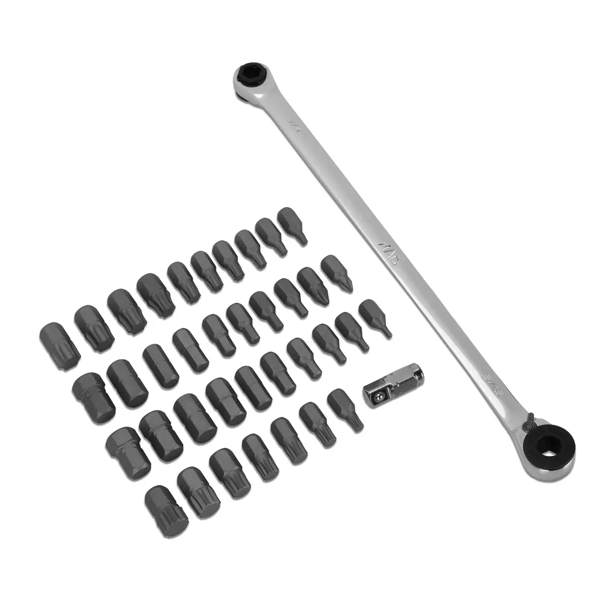 39-Pc. Ratchet And Stubby Bit Set 1