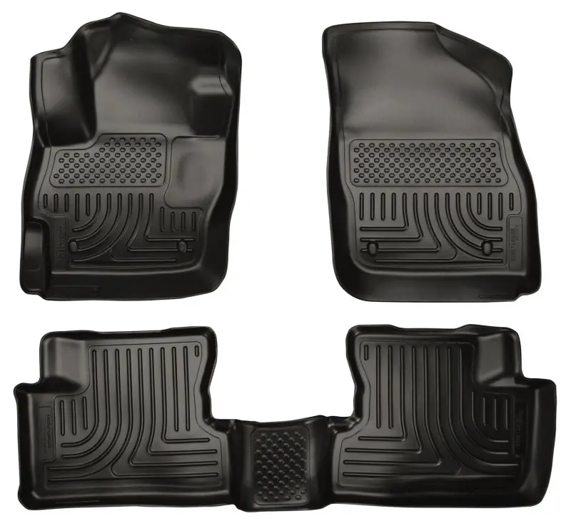 Husky Liners Weatherbeater Floor Liners For 2010–2012 Mazda 3 – Black Combo Set 1