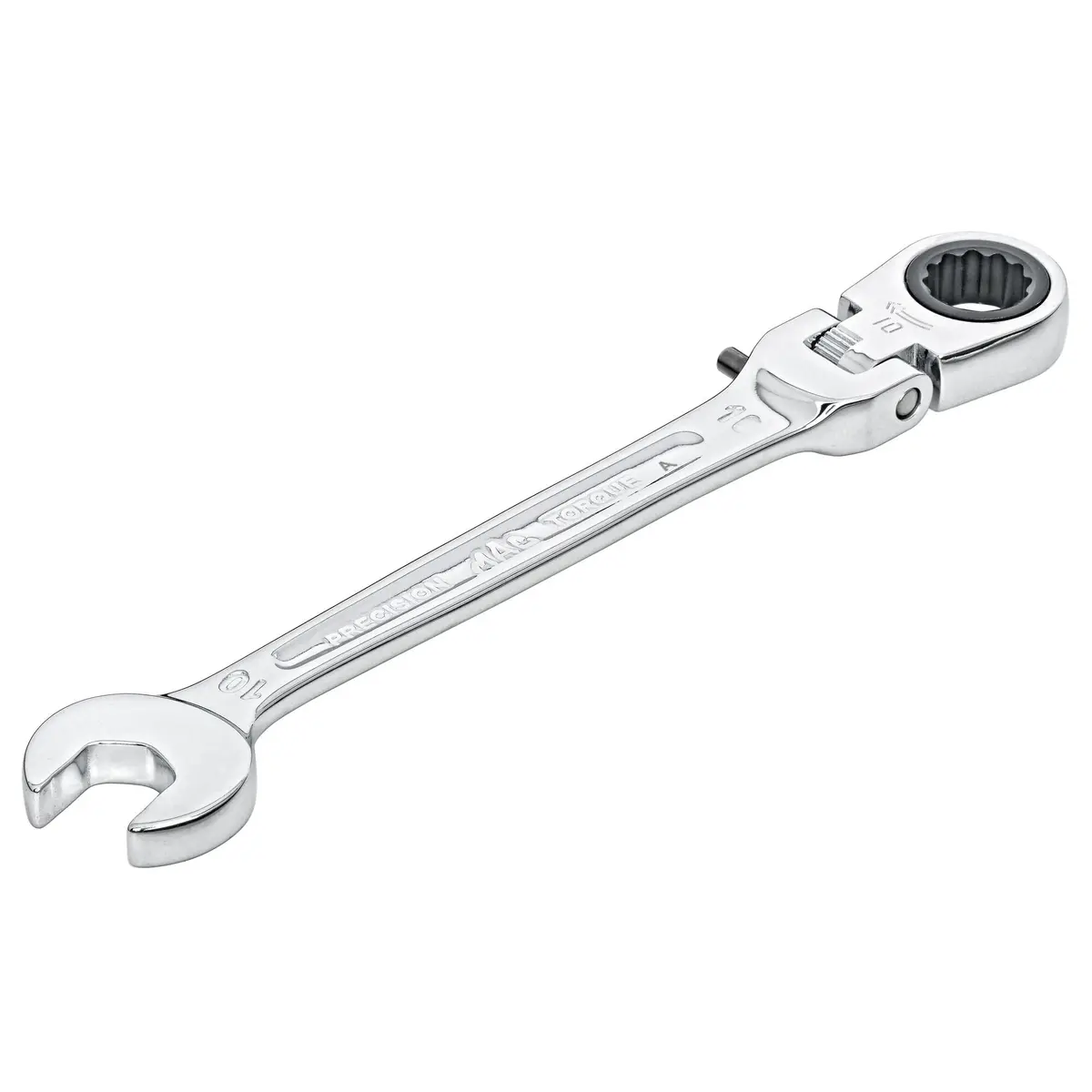 Locking Flexible-Head Ratcheting Wrench 10Mm - 12-Pt. 1