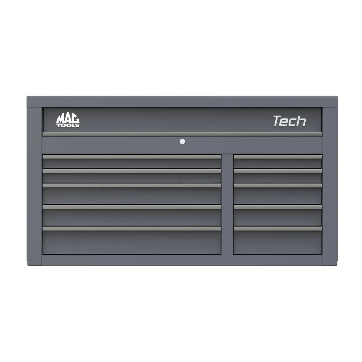 Tech™ Series 10-Drawer Top Chest - Carbon Gray 1