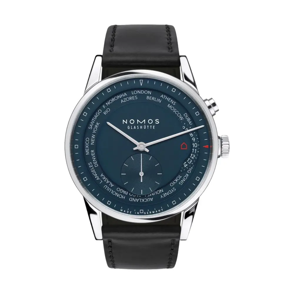 Zürich World Time 40Mm - Midnight Blue On Strap 1