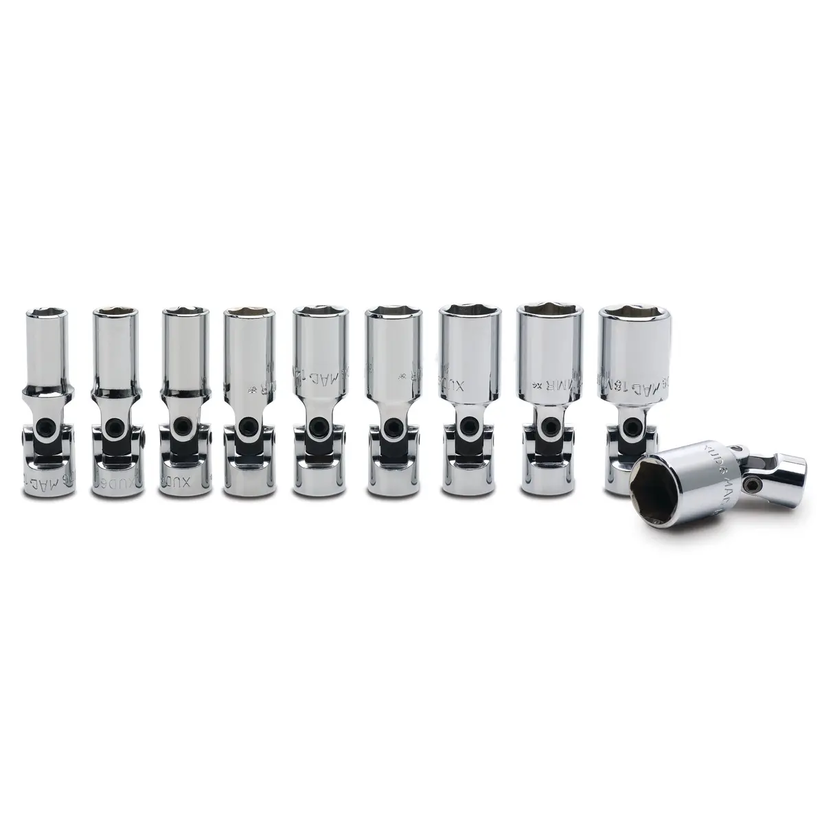 Socket Set, Deep Universal Metric In Metal Tray 3/8" Drive - 10-Pc. 1
