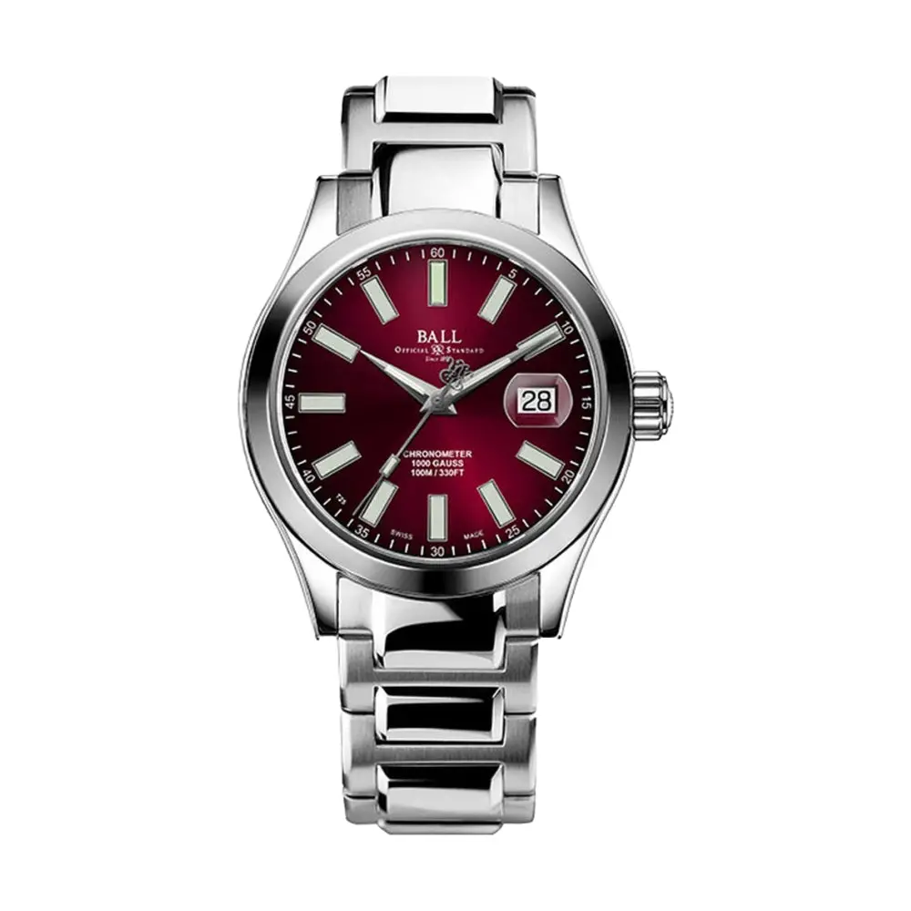 Engineer Iii Marvelight Chronometer 40Mm - Crimson Red On Bracelet 1
