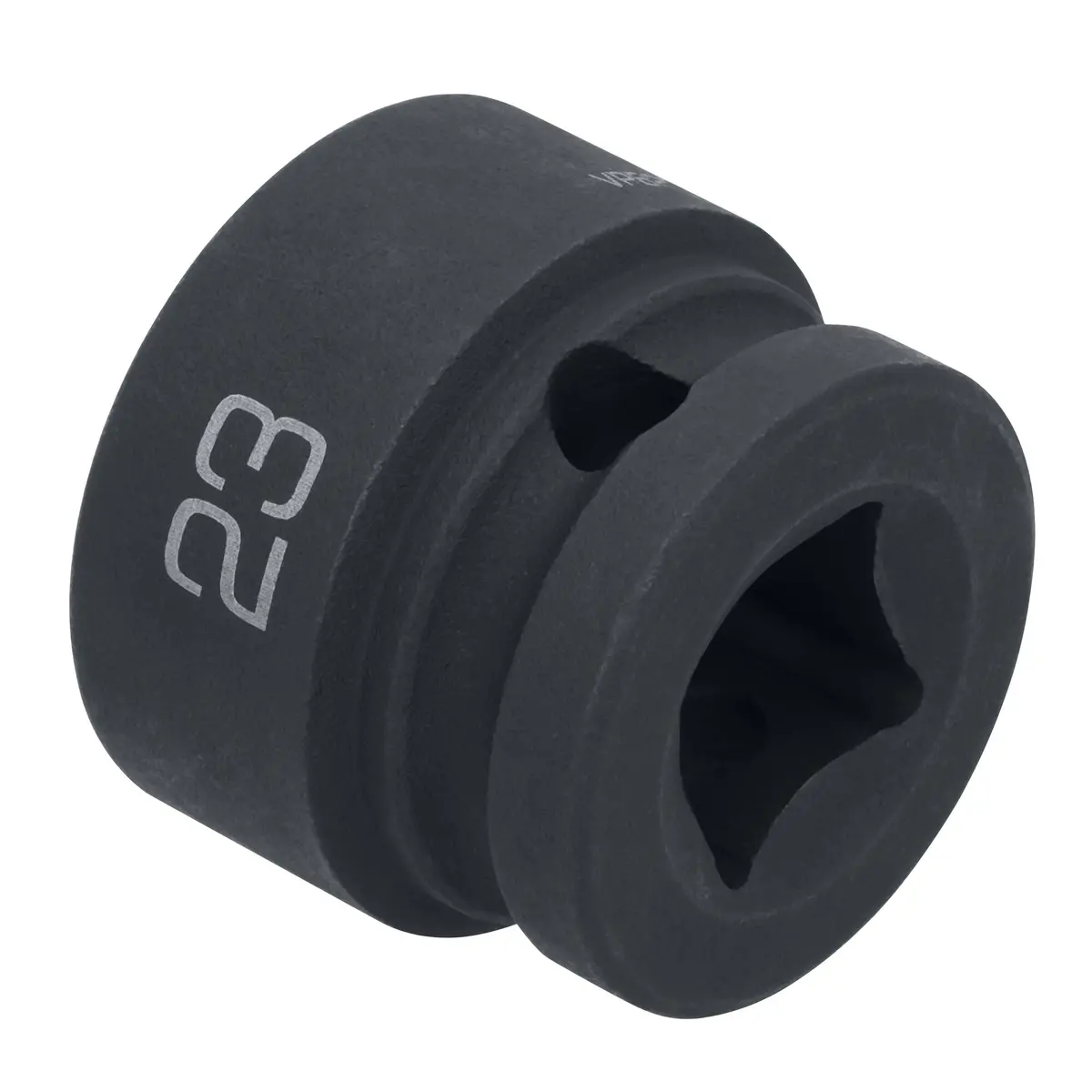 1/2" Drive 6 Pt. Stubby Impact Socket - 23Mm 1