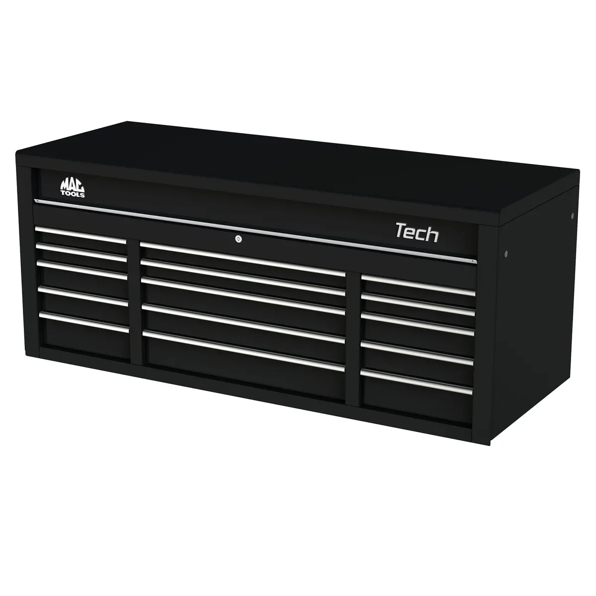 Tech™ Series 15-Drawer Top Chest - Flat Black 1