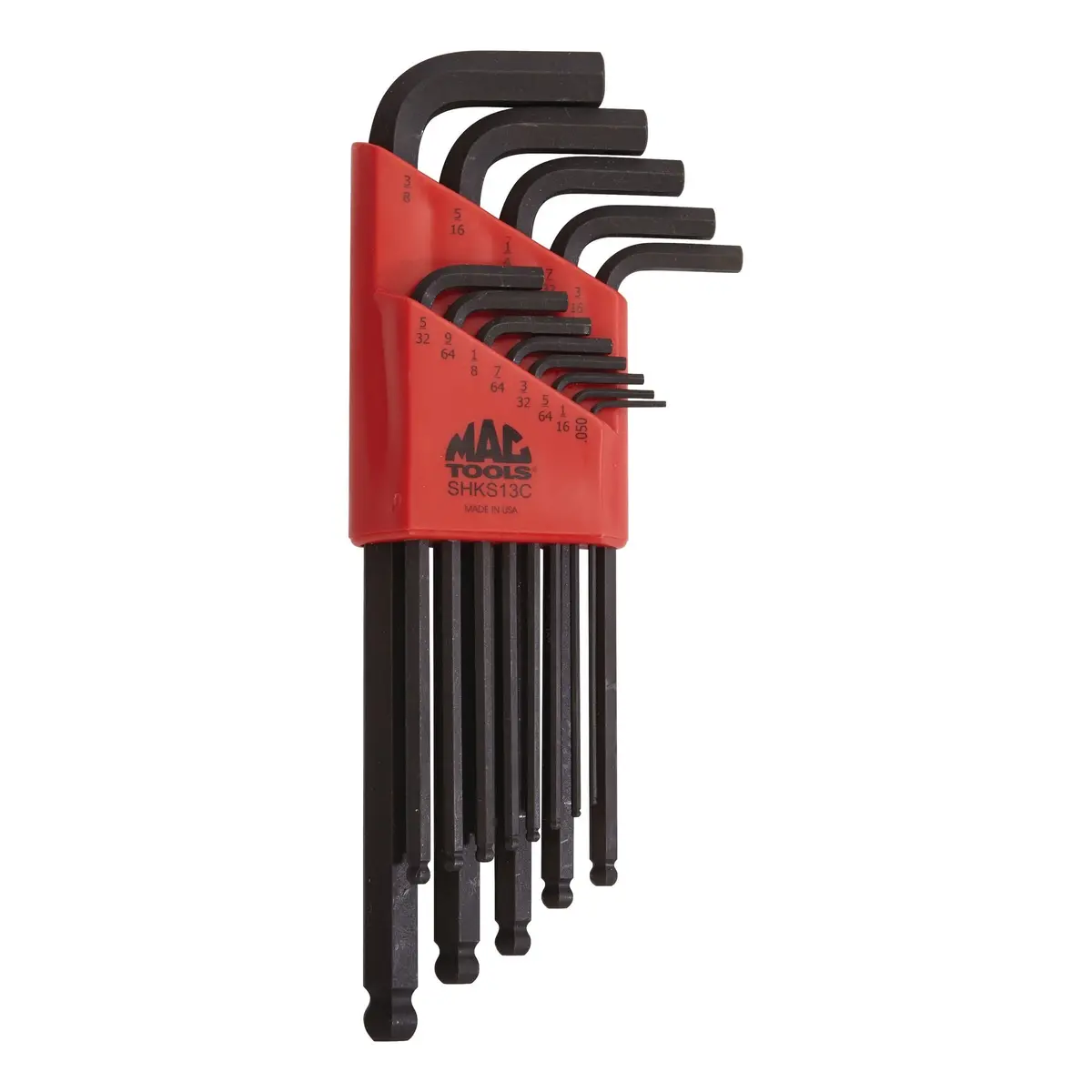 13-Pc. Sae Long Arm Ball-End Hex L-Key Set 1