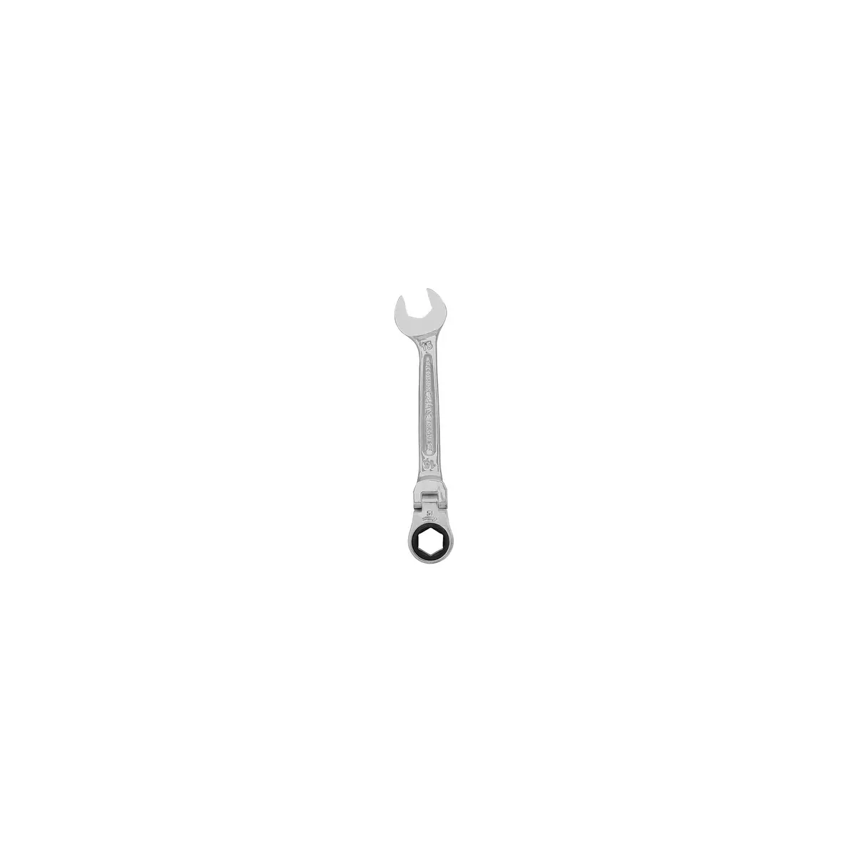 Flex-Head Ratcheting Wrench 15Mm - 6-Pt. 1