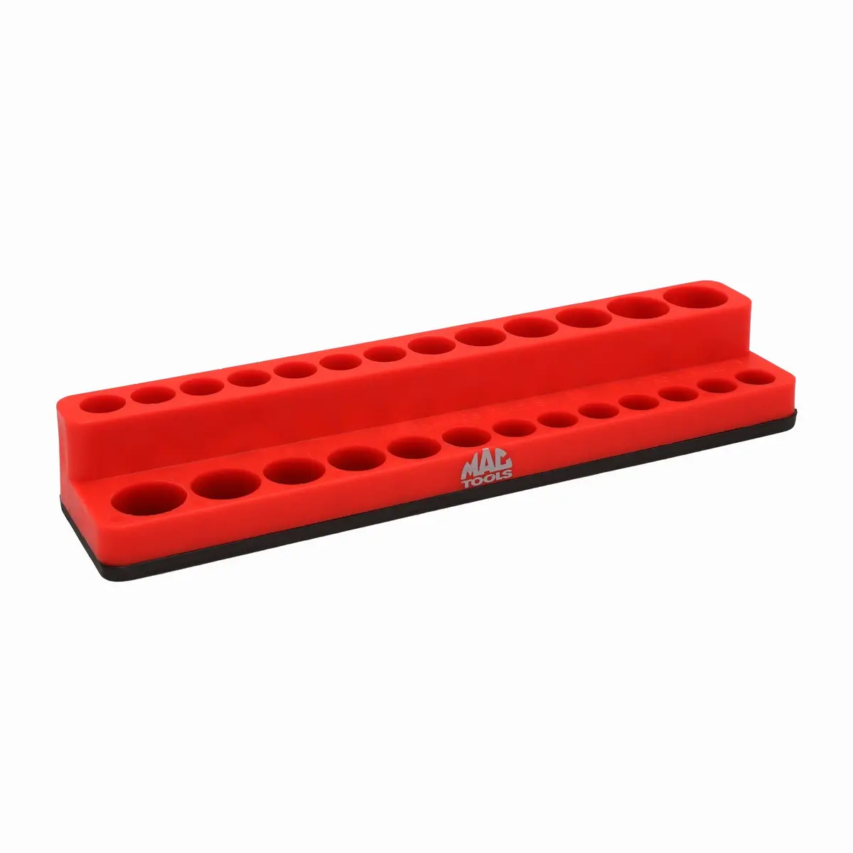 1/4" Deep And Shallow - Magnetic Socket Holder - Red 1
