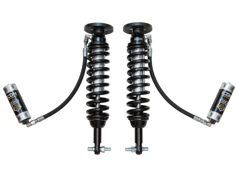Icon 2.5 Series Cdcv Coilover Kit With Rear Reservoir – 2 To 2.63-Inch Lift For 2015 Ford F-150 4Wd 1