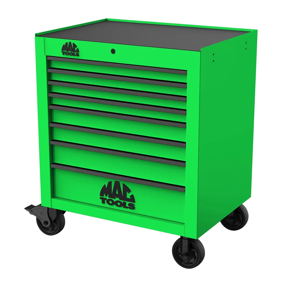 Tech™ Series 8-Drawer Workstation - Lime Green 1