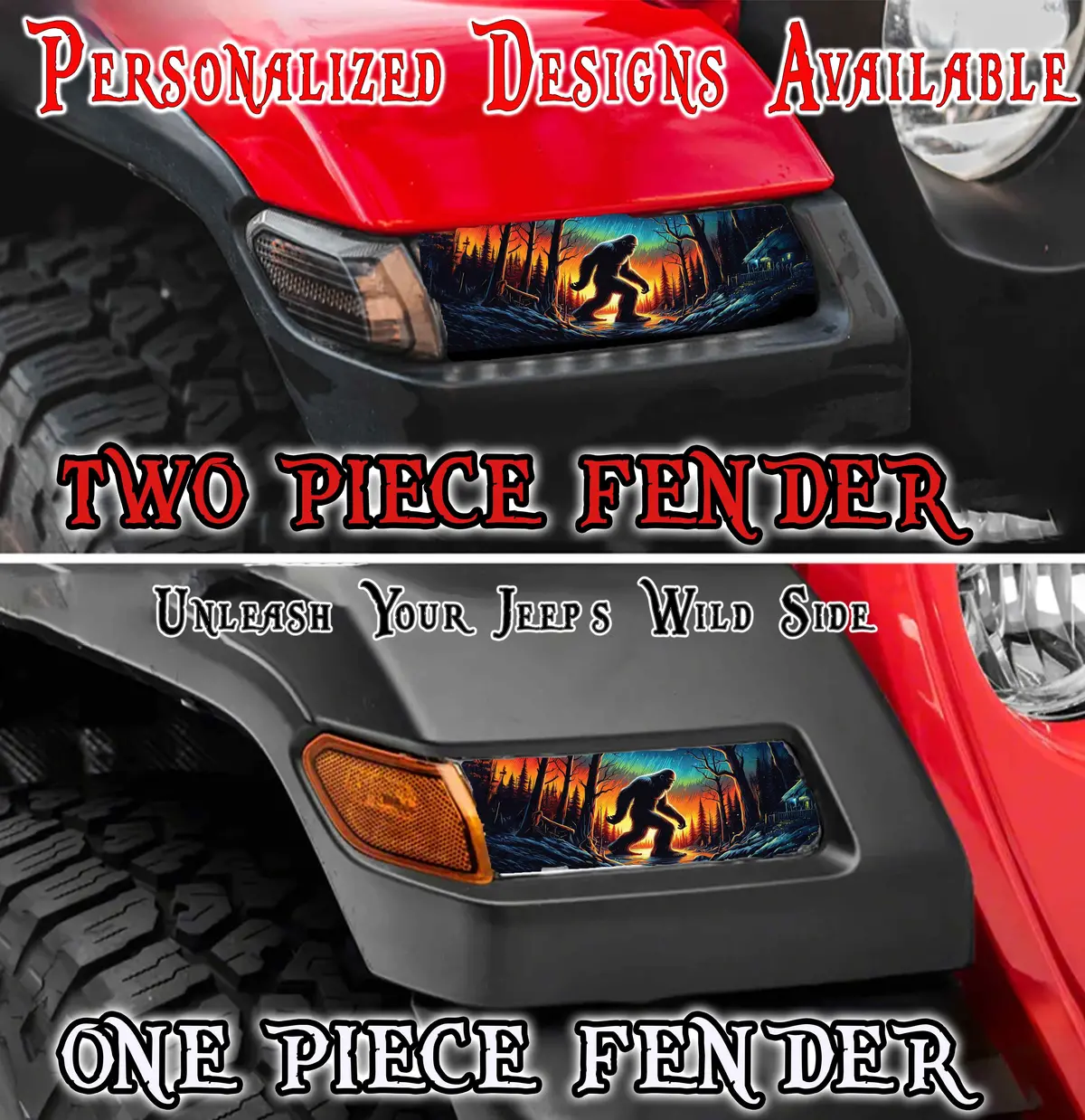 Custom Jl And Gladiator Turn Signal Decal. 1