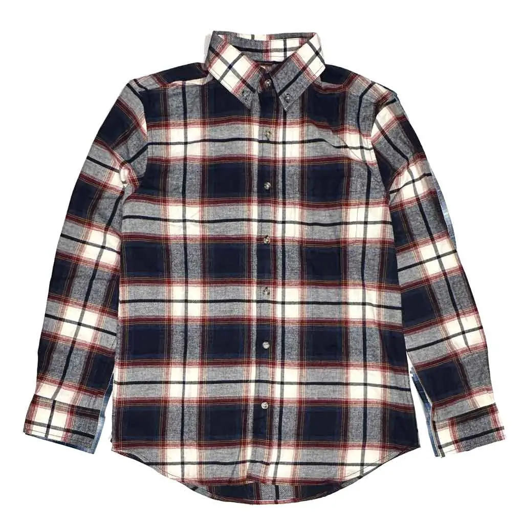 Project L/S Flannel - Midnight Navy 1