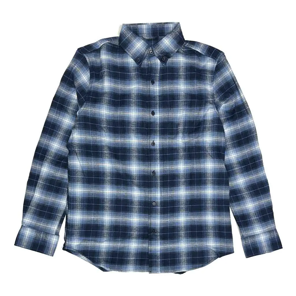 Project L/S Flannel - Mountain Blue 1