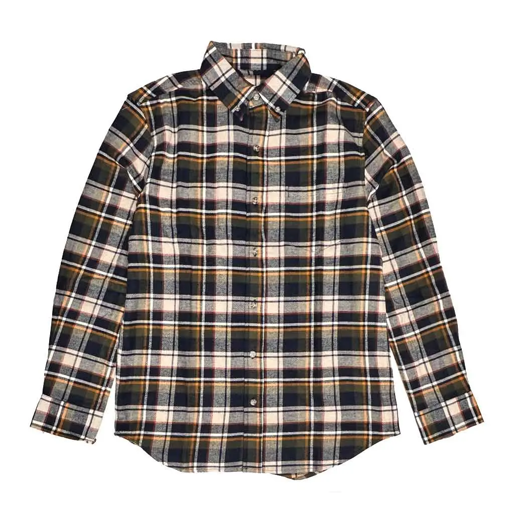 Project L/S Flannel - Newport Navy 1