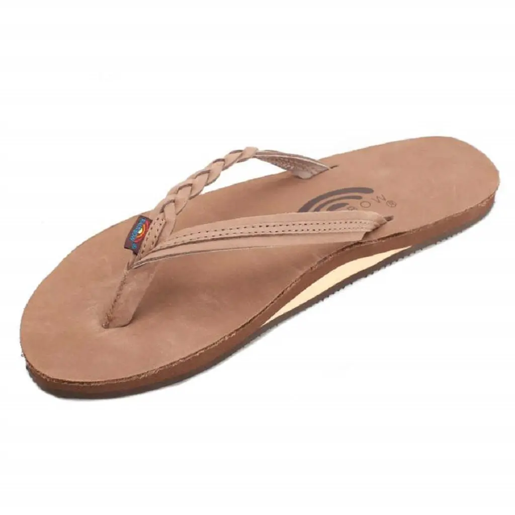 Rainbow Women's Flirty Braidy Sandal - Dark Brown 1