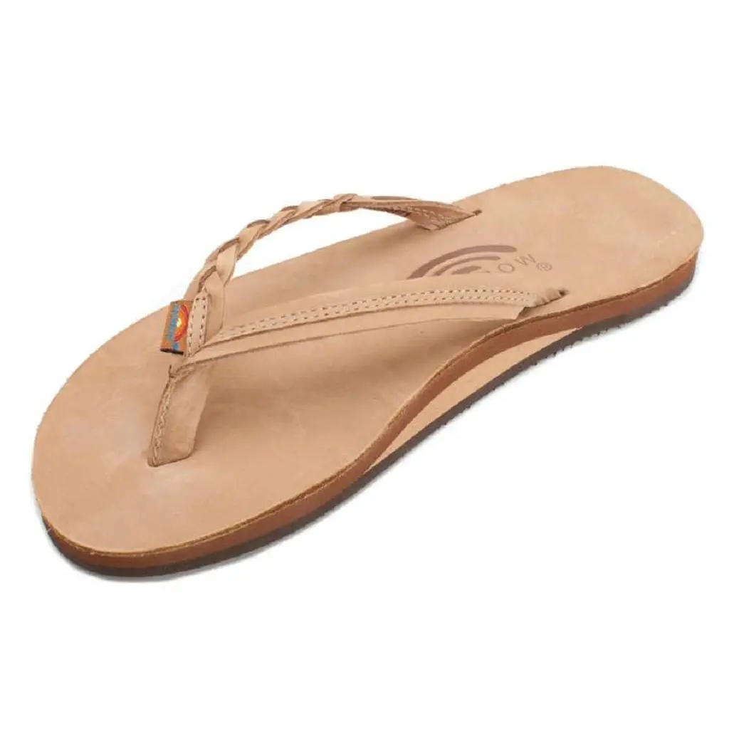 Rainbow Women's Flirty Braidy Sandal - Sierra Brown 1