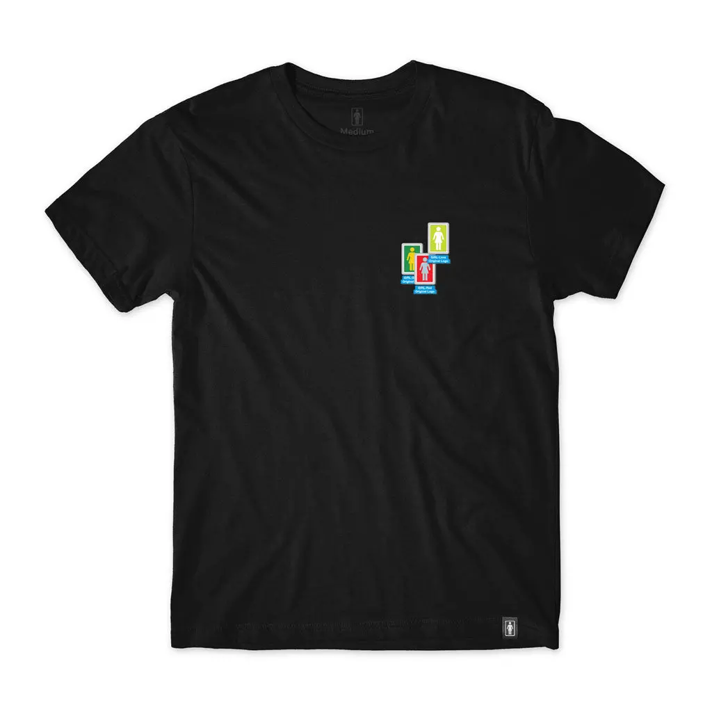 Girl Desktop Chaos S/S Tee - Black 1