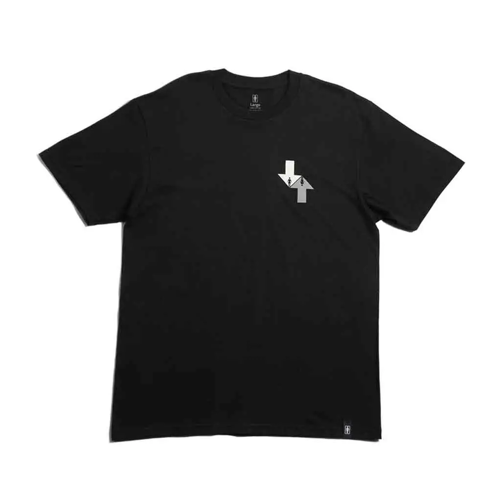 Girl Dual Direction S/S Tee - Black 1