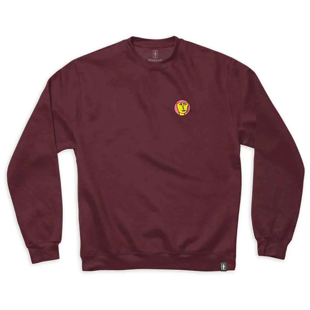 Girl Gonz Crewneck - Burgundy 1
