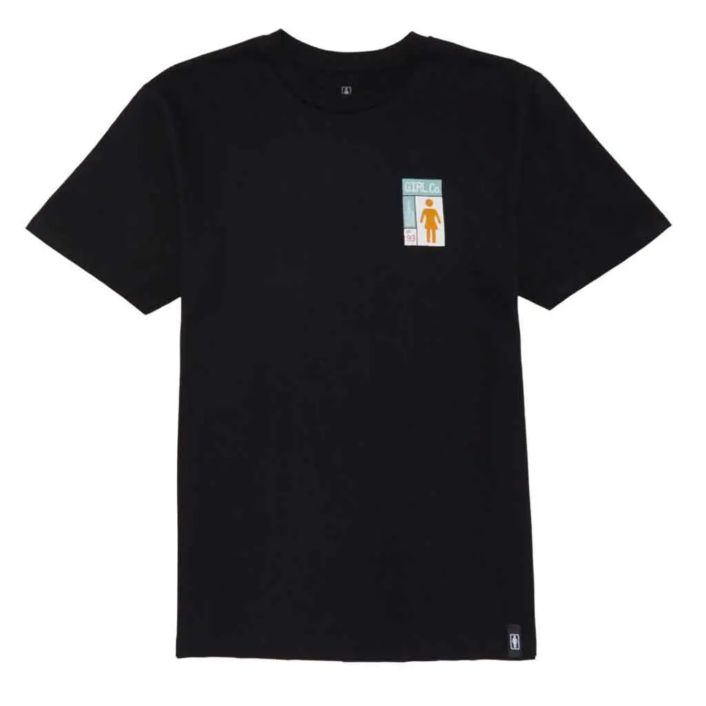 Girl Gridbox S/S Tee - Black 1