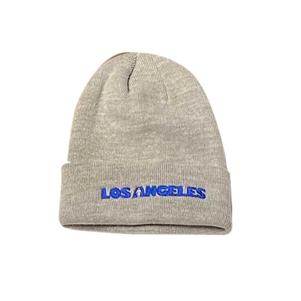 Girl We Og Los Angeles Beanie - Grey Heather 1
