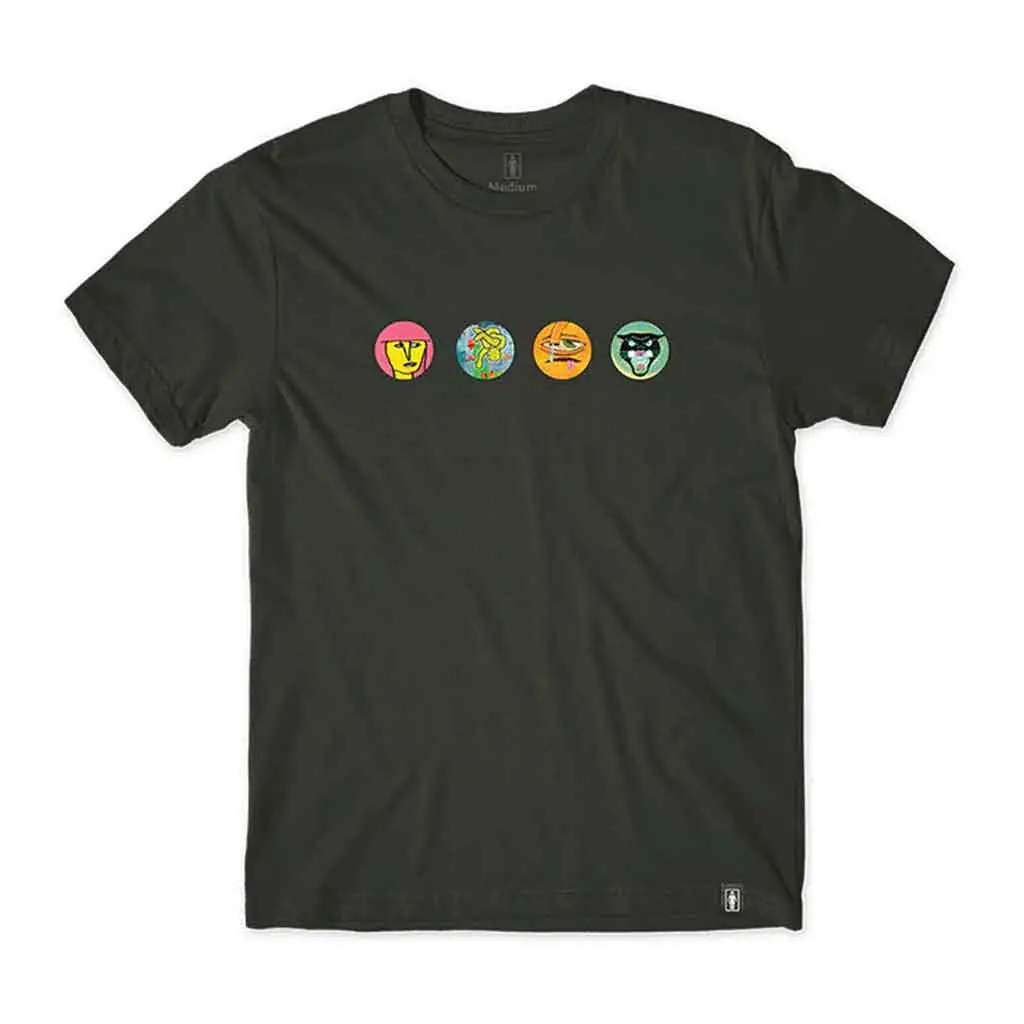 Girl Legends Heads S/S Tee - Black 1