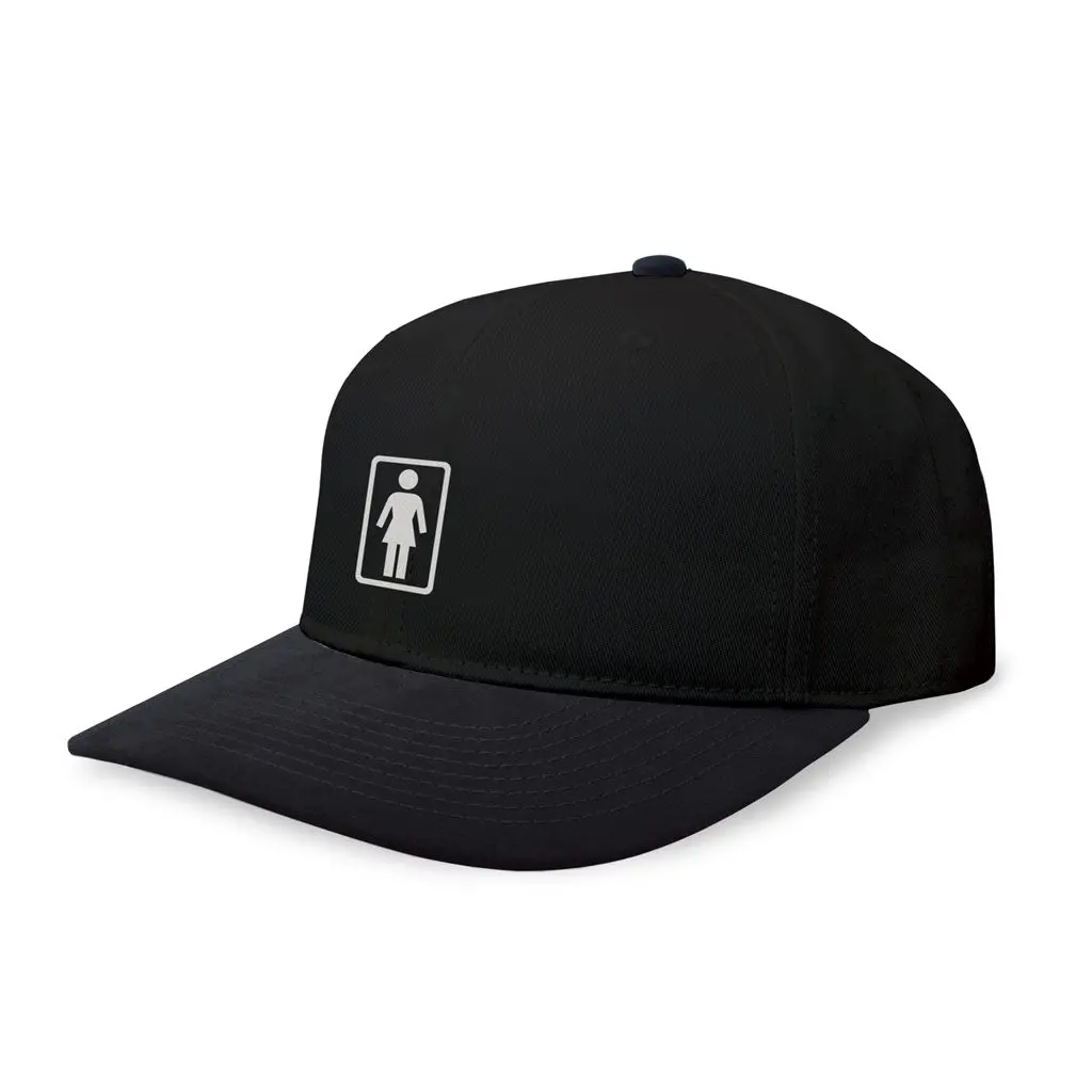 Girl Mo Classic Snapback Hat - Black 1