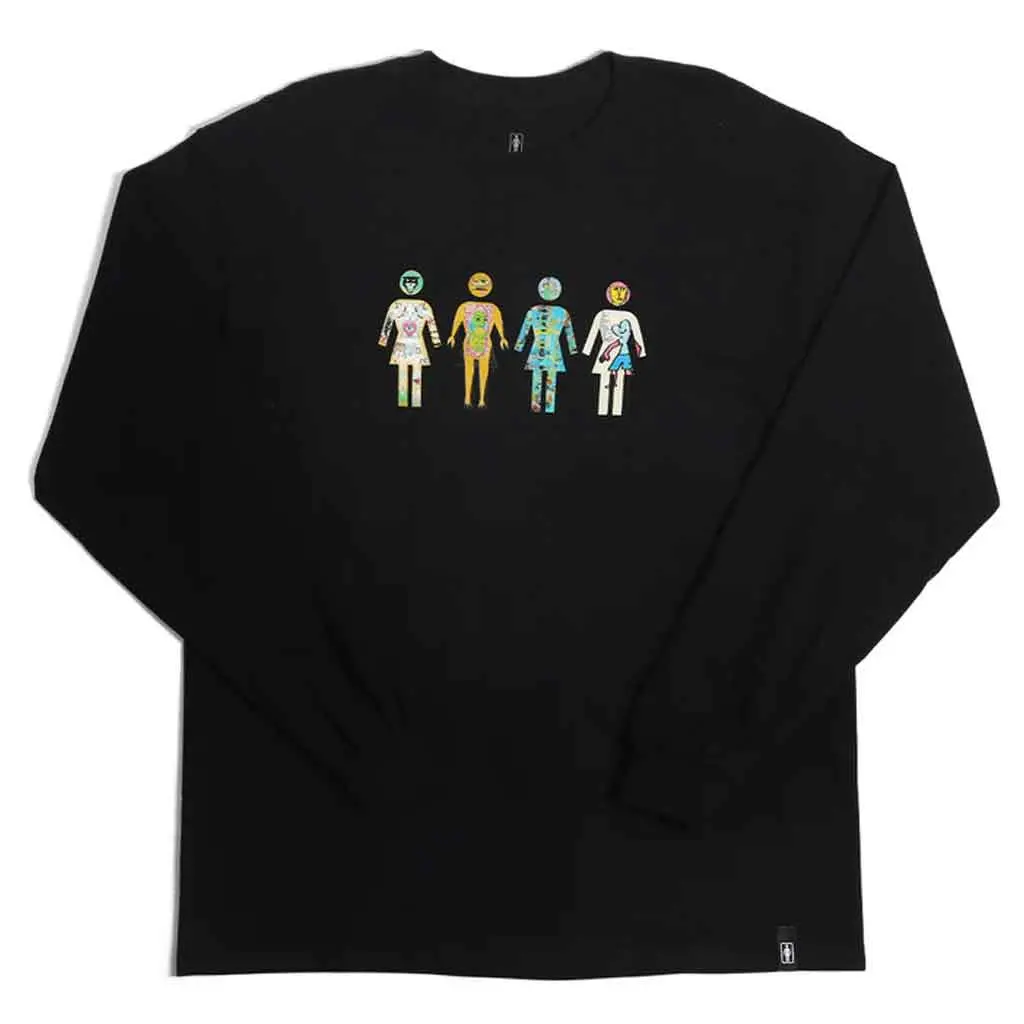 Girl Squad L/S Tee - Black 1