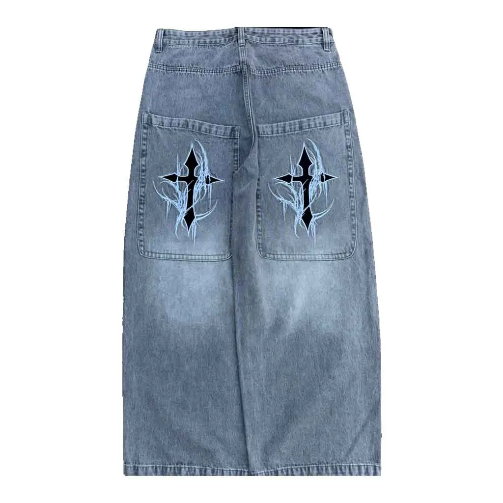 Gloe Products Wide Leg - Cross Jean V2 - Grey Washed 1