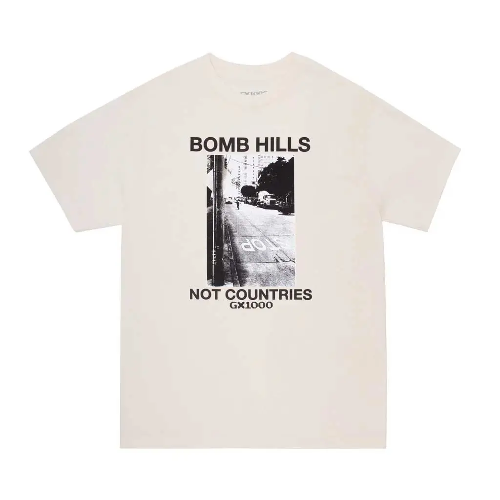 Gx1000 Bomb Hills Not Countries Tee - Cream 1