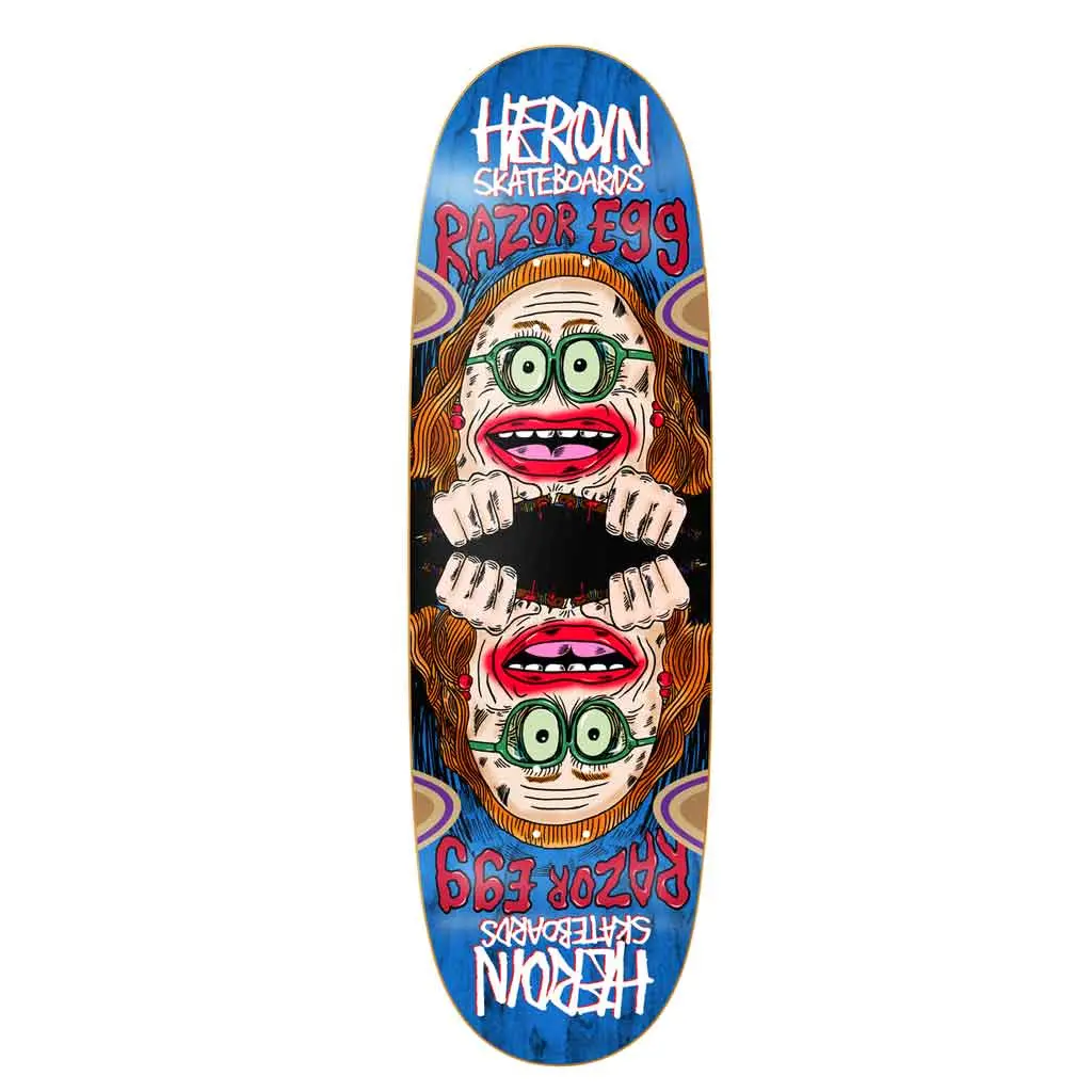 Heroin Auntie Razoregg 9.75" Deck 1