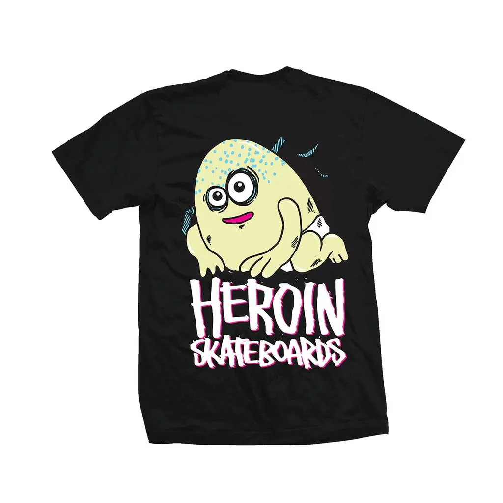 Heroin Mini Egg Tee - Black 1