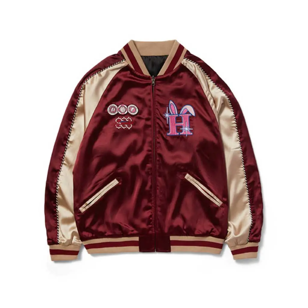 Huf X Freddie Gibbs Souvenir Jacket - Berry 1