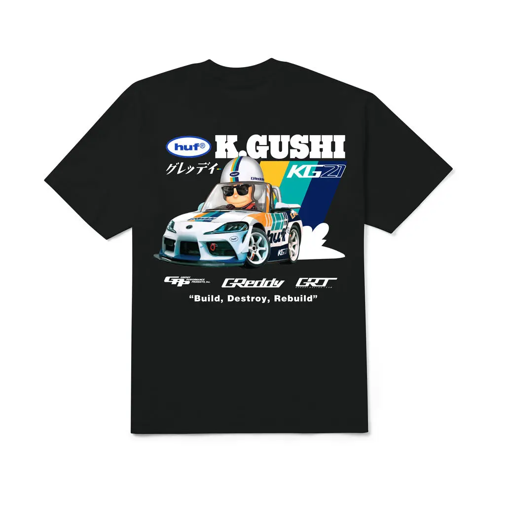 Huf X Greddy Gushi S/S Tee - Black 1