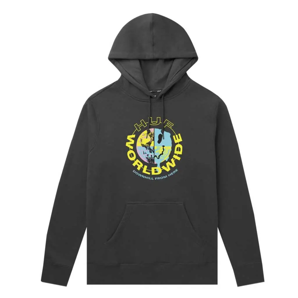 Huf Oxy P/O Hoodie - Black 1