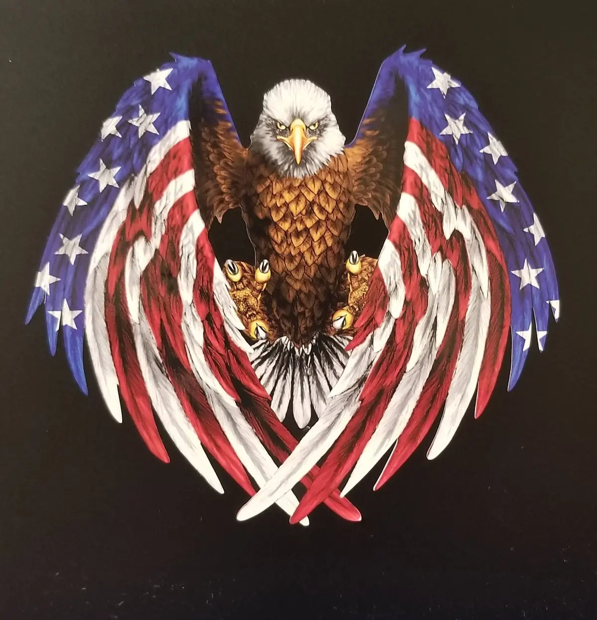 Flag Eagle Decal 1