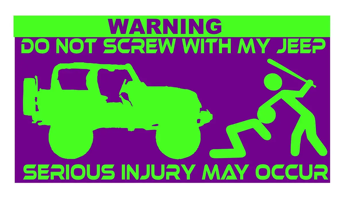 Jeep Wrangler Warning 2