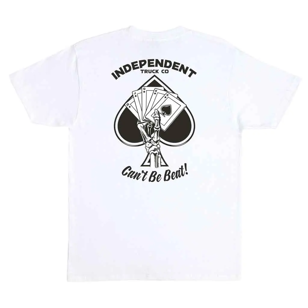 Independent Royal Flush S/S Tee - White 1