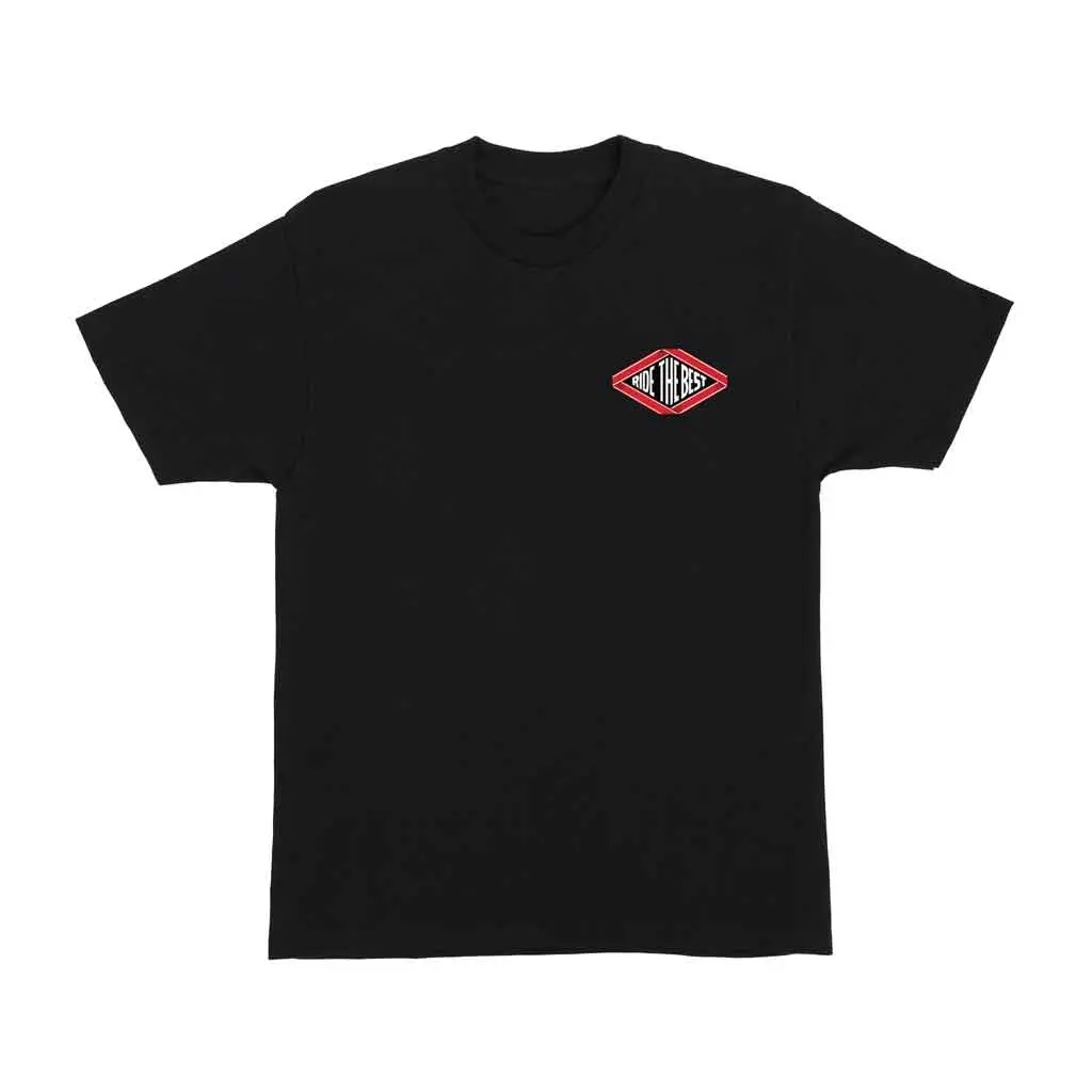 Independent Summit Scroll S/S Heavyweight Tee - Black 1
