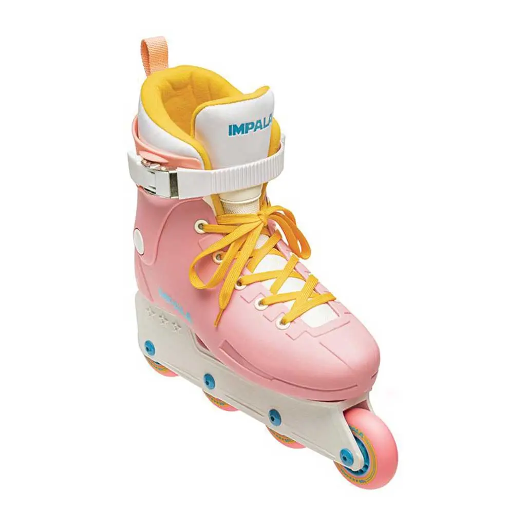 Impala Lightspeed Inline Skate - Pink/Yellow 1
