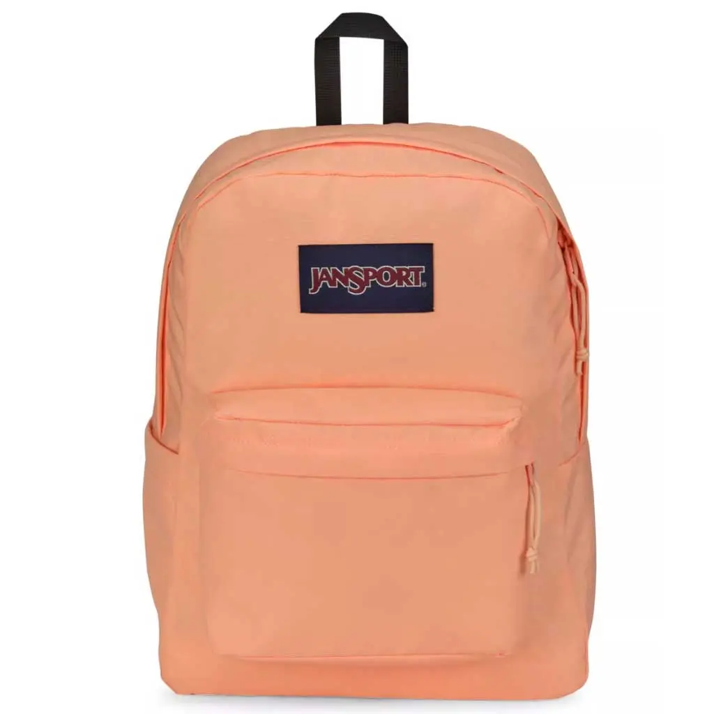 Jansport Superbreak Plus Backpack - Peach Neon 1