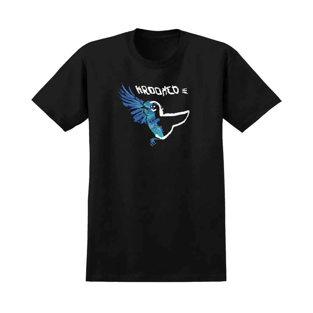 Krooked Blue Bird S/S Tee - Black 1